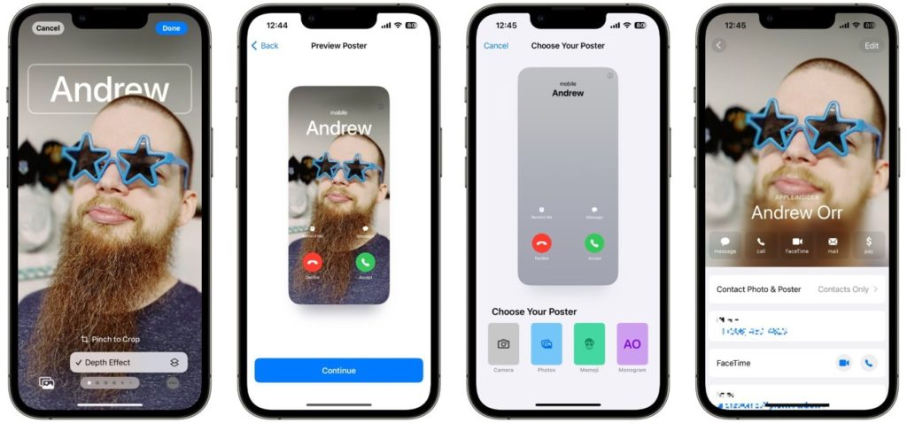 Как создать экран звонящего на iPhone iOS 17
